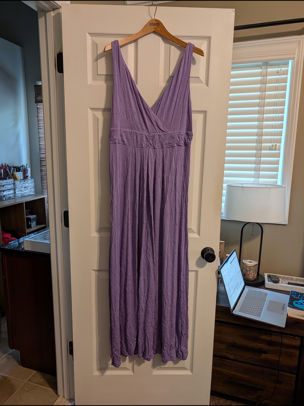 Old Navy Lavender V-Neck Sleeveless Maxi Dress Size XL
